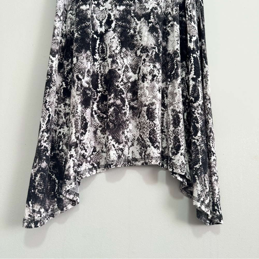 Coin1804 Long Skirt with Stretch Snake Skin Pattern Size S - Picture 8 of 10